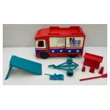 1973 Evil Knievel Scramble Van Complete In Original Box (Back Gate Has Broken Hinge Peg)