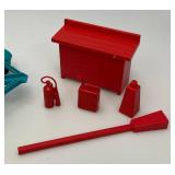 1973 Evil Knievel Scramble Van Complete In Original Box (Back Gate Has Broken Hinge Peg)