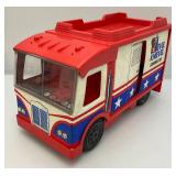 1973 Evil Knievel Scramble Van Complete In Original Box (Back Gate Has Broken Hinge Peg)