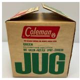 NEW OLD STOCK Vintage Coleman Green Jug In Original Box