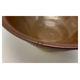 Two RW Stamped Pottery Bowls (Possible Red Wing) 3 1/2" x 8"