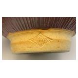 Two RW Stamped Pottery Bowls (Possible Red Wing) 3 1/2" x 8"