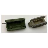 Miniature Vintage Collectible Die Cast Tanks And More