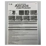 Electronic Battery Operated Arcade Coin Pusher Game In Original Box