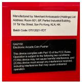 Electronic Battery Operated Arcade Coin Pusher Game In Original Box