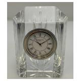 Waterford Crystal Colonnade Clock In Original Box