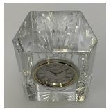 Waterford Crystal Colonnade Clock In Original Box