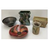 Misc. Pottery Pieces Including Marshall And More