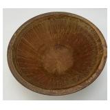 Two Large Decorative Pottery Bowls 5" x 12" & 7" x 12"