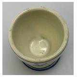 Vintage Blue Delfts Collectible Items Including RYNBENDE Airline Booze Decanters And More