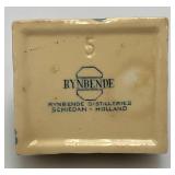 Vintage Blue Delfts Collectible Items Including RYNBENDE Airline Booze Decanters And More