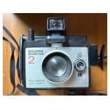 Polaroid Square Shooter 2 Land Camera - Wollensak 60mm Lens, Kodak Instamatic 154 (Lot of 4)