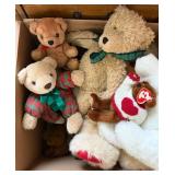 Assorted Plush Toys Collection - Bears, Rabbits, Polar Bear & Friends