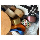 Assorted Satin & Grosgrain Ribbon Spools - Multicolor