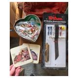 Wilson All Weather Scorecard Holder with Golf Accessories & Vintage Travel Gear Bundle