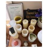 Vogue Coaster Set with Candles, Signs & Plant - Decorative Home Decor