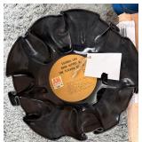 Planters Pennant Vintage Tin Tray - Glass Milk Bottles, Jars, Vase & LP Record Bowl