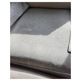 Armchair & Ottoman Set - Beige Upholstery, 33 x 33 x 30 in