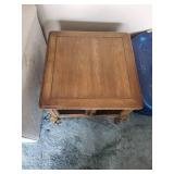 Vintage Wood Cabinet with Lattice Mesh Doors - 2-Door Console