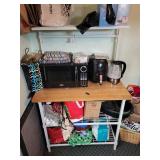 Wood Table kitchen Bakers Rack