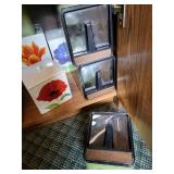 Vintage Glassware Set - Colored Stem Glasses, Floral Canisters, Teapot & Crock Pot