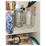 White CO2 Pump for Bar & Keg, Wine Rack, and Green Coca-Cola Glasses