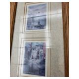 Philip Gray Iris Double-Panel Print Set - Monet Nymphéas & Roses Framed Prints