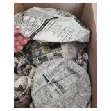 Blue Floral Porcelain China Set