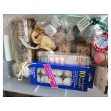 Assorted Candles & Candle Accessories - Tea Lights, Votive Candles & Decor