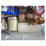 Assorted Candles & Candle Accessories - Tea Lights, Votive Candles & Decor