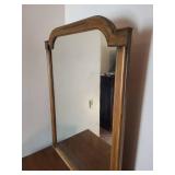 Dresser With Mirror - 6-Drawer, 56 x 20 x 33 In