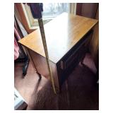 Vintage Wood Sideboard Cabinet with Drawer - 2 Paneled Doors