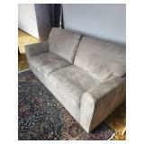 Beige Sleeper Sofa - 76in L x 34in D x 34in H with Bed Mechanism