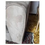 Beige Sleeper Sofa - 76in L x 34in D x 34in H with Bed Mechanism