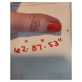 Four-Poster Bed in Dark Wood with Carved Finials