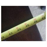 Dark Espresso Wood Coffee Table with Lower Shelf - 44 in Long, Living Room