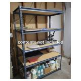 Industrial 5-Tier Steel Shelving Unit - 49-1/4 in W x 25 in D x 72 in H