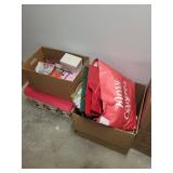 Assorted Christmas Ornaments, Gift Bags & Cards in Boxes - Holiday Decor Set