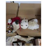Santa Figurine with Boxed Holiday Decor - Christmas Ornaments