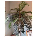 Artificial Palm Tree in Wicker Basket for Home Decor