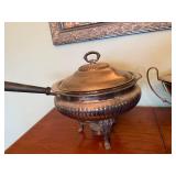 Vintage Silver Chafing Dish and Covered Tureen Set