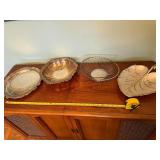 Vintage Silver-Plated Serving Dishes Collection