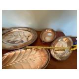 Vintage Silver-Plated Serving Tray and Bowl Set - Sheffield