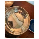 Vintage Silver and Metal Serving Lot: Bowls, Pitchers, Goblets