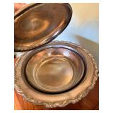 Vintage Silver-Plated Tea and Serving Set with Chafing Dish