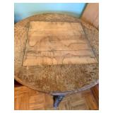 Vintage Ornate Wooden Table with Detailed Legs