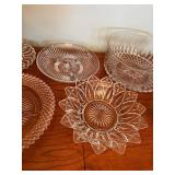 Vintage Glass Serving Dishes Lot - Bowls & Platters Collection