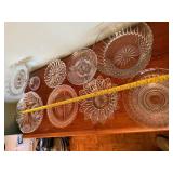 Vintage Glass Serving Dishes Lot - Bowls & Platters Collection