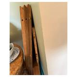 Vintage Dining Table Set with Chairs - Needs Repair, Custom Cut Protective Cover