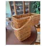Vintage Wicker Staircase Basket